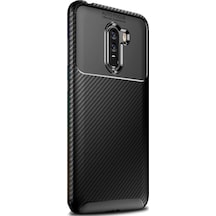 Apsuwa Xiaomi Pocophone F1 Kılıf Negro Karbon Fiber Silikon