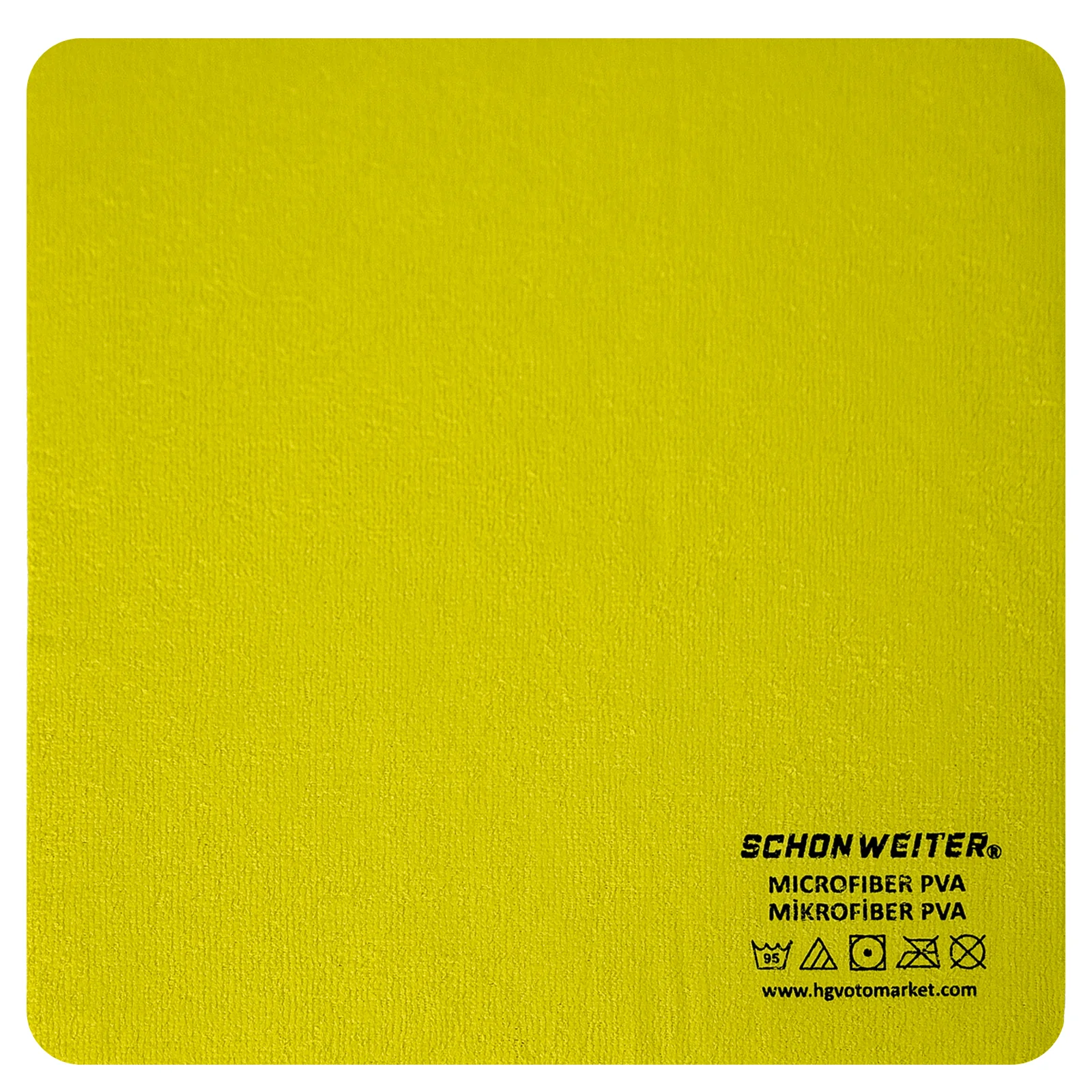 Schön Weiter - Pva Destekli Profesyonel Mikrofiber Araç Oto Cam Ayna Ve Krom Temizlik Bezi 30x30