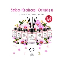 Rosie Orkide 7'li Çubuklu Oda Kokusu Seti 7 X 100 Ml Zarif Ve Sofistike Çiçeksi Koku