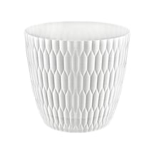 Omnipazar Sy-5445 6,5 Lt Beyaz Brezza Desenli Saksı No 5