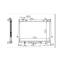 ORIS BIS060026 Radyatör Brazing Isuzu D-Max 12 Otomatik 500X648X26 ORIS BIS060026 Radyatör Brazing Isuzu D-Max 12 Otomatik 500X648X26