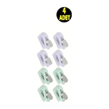 4 Adet Yorgan Nevresim Sabitleme Çarşaf Perde Tül Sabitleyici Tutucu Organizer Klips Aparat Plastik Diğer
