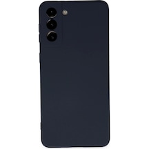 Newface - 754 - Samsung Galaxy Uyumlu  S21 Plus Kılıf Nano İçi Kadife Silikon - Ece-umay - - Lacivert