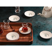 Vaso Piccolo 12 Parça 6 Kişilik Çay Takımı Açık Gri
