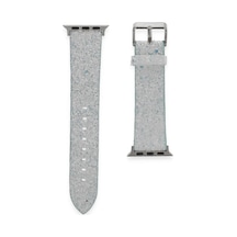 Apple Watch 38mm Uyumlu Starry Taşlı Kordon - Mavi