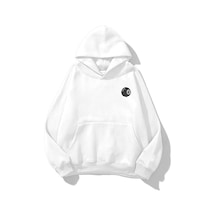 Tarzsokak Unisex 8ball Sweatshirt Hoodie Beyaz