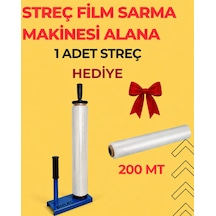 Glc Palet Streç Film Sarma Aparatı +streç Film Kare Mavii