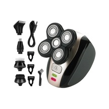 Joyhub Erkek 5'li 1 Arada Elektrikli Tıraş Makinesi 4d Yüzer Kafa Sakal Burun Kulak Saç Trimmer Tıraş Makinesi Yedek Başlığı 92g03g