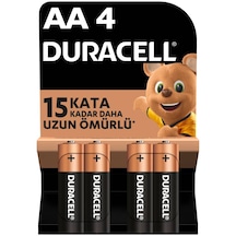 Duracell Alkalin AA Kalem Piller 1.5 V LR6/MN1500 4'lü Paket