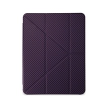 Apple İpad Pro 11 2024 Kılıf Color Karbon Tablet Kılıfı - Derin Mor Diğer