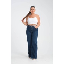 Lacarino 7652 Nita Kadın Jean Pantolon Dark Blue