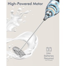 Pil El Sütü Çobanı, Elektrikli Köpük Üreticisi Asası, Paslanmaz Çelik Çırpma Kahve, Matcha, Lattes, Cappuccino Paslanmaz Çelik Paslanmaz Çelik