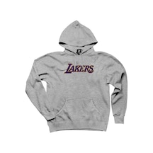 Los Angeles Lakers Siyah Kapşonlu Sweat Siyah