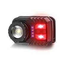 Peakstar Ps-571 Sensör Xpg Cob Led Usb Şarj Edilebilir Lityum Pilli Zoomlu Kafa Lambası