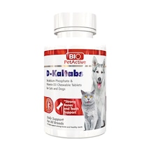 Bio Petactive D-Kaltabs D3 Kalsiyum Köpek Vitamin Tableti 84'lü 126 G