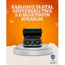 1800 Mah Güçlü Şarj Kutusu İle Bluetooth Kulaklık Seti Standart