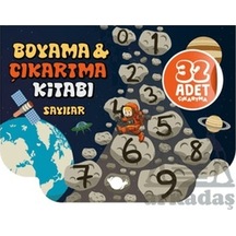 Sayılar Boyama Ve Çıkartma Kitabı