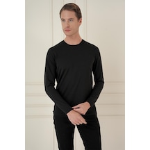 Efor Ts 889 Slim Fit Siyah Spor T-shirt Siyah