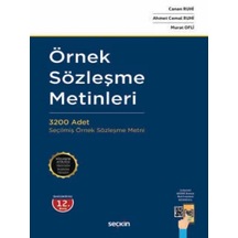 Örnek Sözleşme Metinleri Canan Ruhi,ahmet Cemal Ruhi,murat Ofli