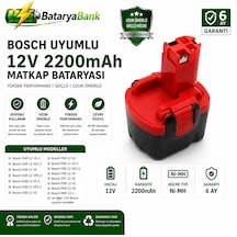 Bosch 12v 2200mah Ni-cd Matkap Batarya