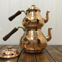 Dövme Bakır Çaydanlık Orta Boy, B1505160 Bakır