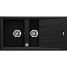Teka Stone 60 B Tg Metalik Siyah Eviye