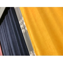 Perdefony 43 Renk Güneşlik Fon Perde Düz Dikim