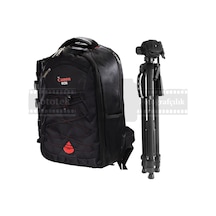 Canon Dslr Çift Askılı Omuz Çantası + 157Cm Dslr Tripod