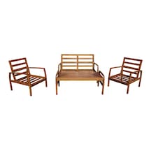 Gümbet Ahşap Oturma Grubu  2+1+1+Sehpa