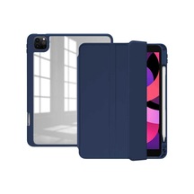 Apple Uyumlu iPad Pro 12.9 3. 4. 5. 6. Nesil Kılıf Kalem Bölmeli Arkası Şeffaf 2018 - 2022 Nort
