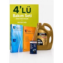 Bosch-waben Citroen Nemo 1.3 Dizel Filtre Bakım Seti-supermax Oil 10w40 4 Lt 2010-2017 3 Lü