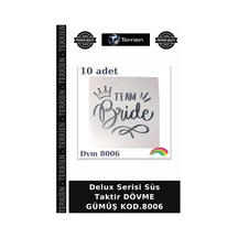 Delux Serisi Süs Taktir Dövme Gümüş Kod.8006