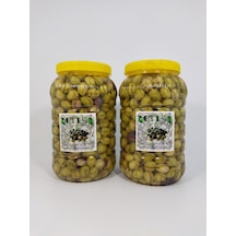 Etik Yerli Ürünler Mudanya Cinsi Dilme Yeşil Tatlanmış Zeytin 2 x 3 KG