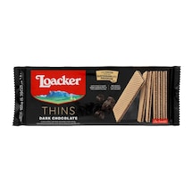 2 Adet Loacker Thins Dark Chocolate Gofret 150 G