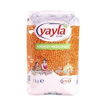 Yayla Kırmızı Mercimek 1 KG
