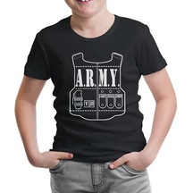 Bts - Army Siyah Çocuk Tshirt