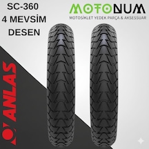 Arora Prıme 50cc Ön Ve Arka Lastik Takımı -sc360-4 Mevsim- Lst00108