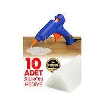 20 Watt Sıcak Silikon Tabancası Şeffaf Mum Yapıştırıcı Tabanca 10