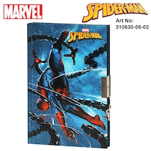 Marvel Spiderman Örümcek Adam Kilitli Hatıra Defteri Model 02