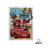 Cars Mcqueen 99 Parça Ayaklı Puzzle Dekoratif Çocuk Yapbozu 0249