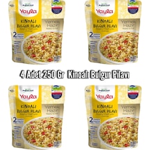 4 Adet 250 Gr Kinoalı Bulgur Pilavı Aç Isıt Ye Hazır Yemek - 586045763