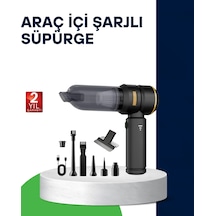 Mey İthalat Kablosuz Şarjlı Araç İçi Ve Küçük Alanlar İçin Güçlü Vakumlu Süpürge