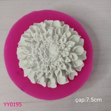 Yy0195 Krizantem Çiçek Silikon Kalıp