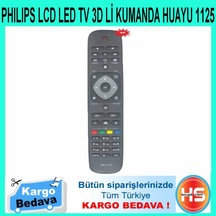 Philips Lcd Led Tv 3D Li Kumanda Huayu 1125