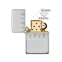 Zippo 26 Ss Diamond Pattern Design Çakmak