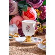 Acar Lansy 6 Kişilik Kahve Fincanı Takımı - 90 Ml renkli