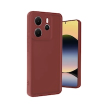 Xiaomi Redmi Note 14 4g Uyumlu Kılıf Viera Silikon - Bordo