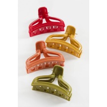 Oval Renkli Mandal Toka 6 Cm Kırmızı 20429384