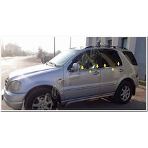 Db Chrome Mercedes Ml Klasse W163 Cam Çıtası Nikelajı 1998-2005  6