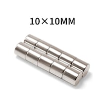 Silindir Süper Güçlü Neodyum Mıknatıs 5 Adet Çap 10mm X Kalınlık